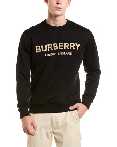 Burberry Crewneck Sweatshirt In Black