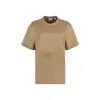 Burberry Crewneck T-shirt In Beige