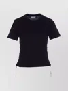 Burberry Crewneck T-shirt With Check Motif Detail