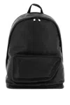 BURBERRY "CRINKLED LEATHER SHIELD BACKPACK