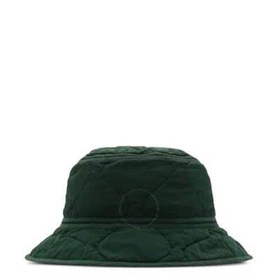 Burberry Crinkled Quilted Bucket Hat In Green