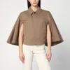 Burberry Bespoke Brown Trench Coat With Structured Collar In Brown