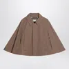 Burberry Bespoke Brown Trench Coat With Structured Collar In Brown