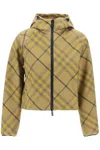 BURBERRY BURBERRY BURBERRY CHECK CROPPED JACKET