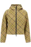 BURBERRY "CROPPED BURBERRY CHECK JACKET"