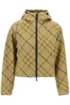 BURBERRY BURBERRY "CROPPED BURBERRY CHECK JACKET" WOMEN