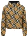 BURBERRY BURBERRY CROP CHECK REVERSIBLE JACKET