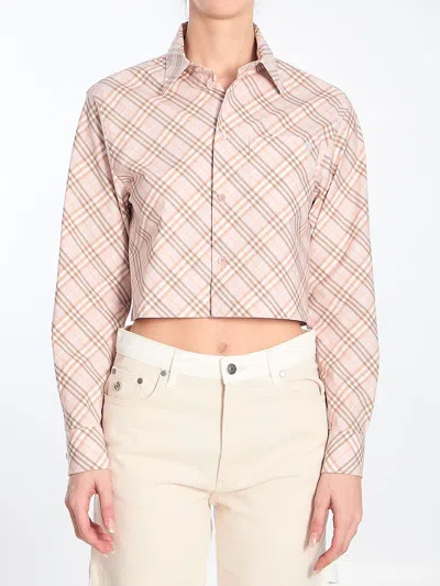 BURBERRY BEIGE CHECK SHIRT
