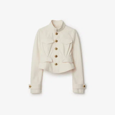 BURBERRY BURBERRY CROPPED COTTON JACKET