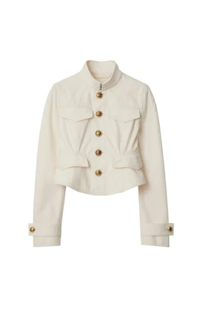 BURBERRY BURBERRY CROPPED COTTON JACKET