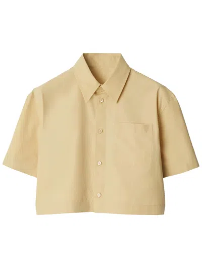 BURBERRY CROPPED COTTON SHIRT
