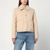 Burberry Diamond-quilted Cropped Jacket