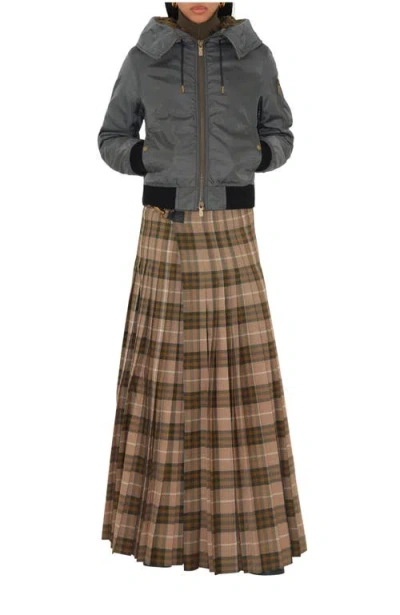 Burberry Cropped Nylon Parka