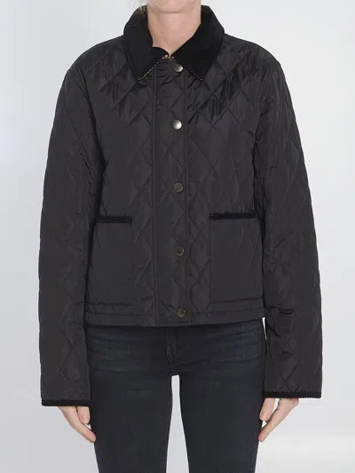 BURBERRY CROPPED QUILTED JACKET