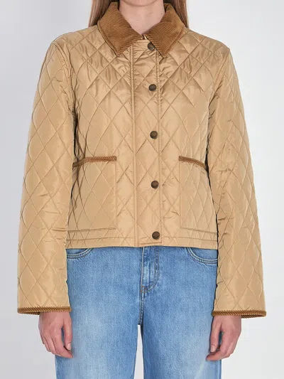 BURBERRY CROPPED QUILTED JACKET
