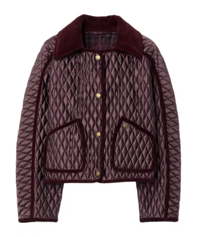BURBERRY BURBERRY LONG SLEEVED QUILTED JACKET