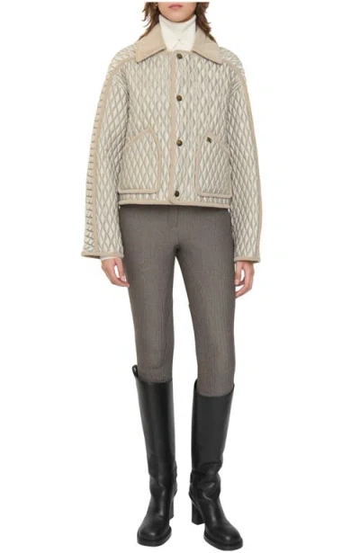 BURBERRY BURBERRY CROPPED QUILTED NYLON FLORISTON JACKET