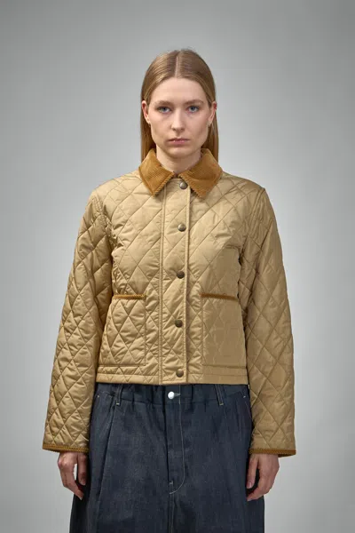 BURBERRY CROPPED QUILTED NYLON JACKET