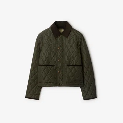BURBERRY BURBERRY CROPPED QUILTED NYLON JACKET