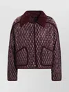 Burberry Mahogany Floriston Cropped Quilted Nylon Jacket Women In Burgundy