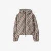 Burberry Cropped Reversible Check Jacket