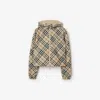 Burberry Vintage Check Reversible Jacket In Ecru