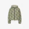 Burberry Reversible Equestrian Twill Jacket In Skylark
