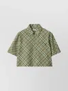 Burberry Saxon Cropped Shirt Clothing