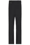 Burberry Cropped Trouser In Black