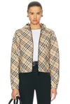 Burberry Burb Check Jkt In Alabaster Ip Check