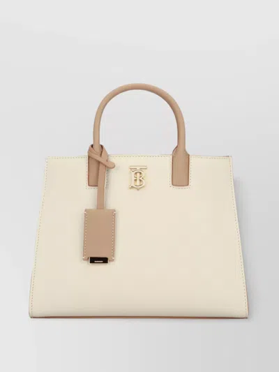 Burberry Cross-body Bag Trimmed Contrast Metal Hardware In Black