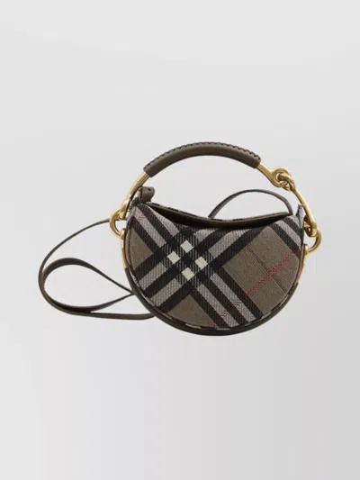 Burberry Cross-body Satchel Adjustable Strap In Brown