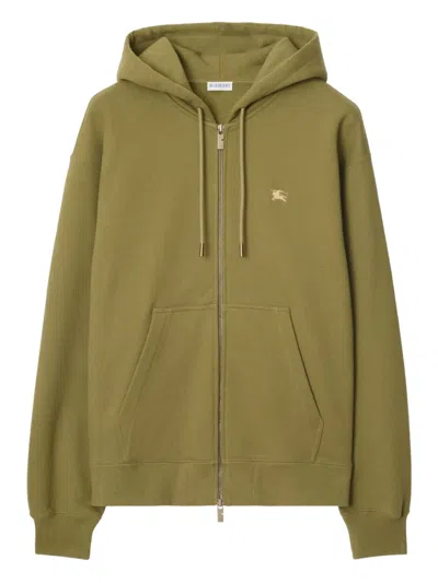 Burberry Cross Stitch Ekd Cotton Zip Hoodie