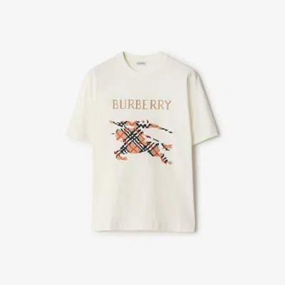 BURBERRY BURBERRY CROSS STITCH EKD​ COTTON T-SHIRT