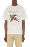 Burberry Cotton T-shirt With Cross Stitch Ekd
