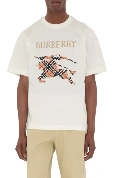 BURBERRY BURBERRY CROSS STITCH EKD T-SHIRT