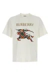 Burberry Cotton T-shirt With Cross Stitch Ekd In White