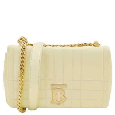 Pre-owned Burberry Crossbody Bag 8066146 In Cool Lemon