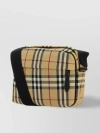 BURBERRY CROSSBODY BAG WITH EMBROIDERED CHECKERED MOTIF
