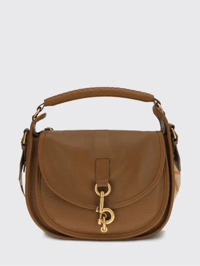 Burberry Leather Shoulder Bag In Brown