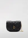 Burberry Rocking Medium Quilted Leather Shoulder Bag In Black