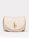 Burberry Small Rocking Horse Quilted Crossbody Bag In White
