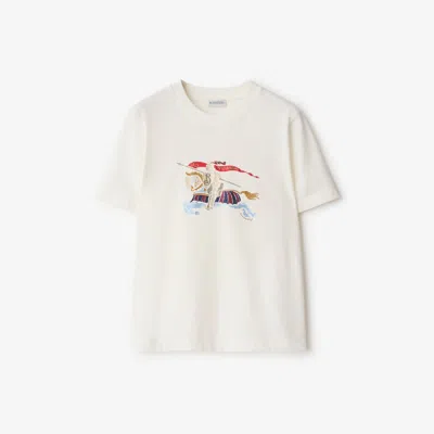 BURBERRY BURBERRY CRYSTAL EKD COTTON T-SHIRT