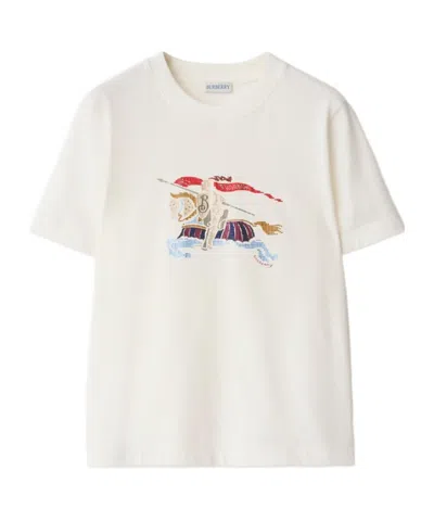 BURBERRY CRYSTAL EKD COTTON T-SHIRT