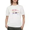 Burberry Crystal Ekd Cotton T-shirt In White