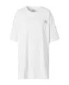 Burberry Crystal-embellished Short-sleeved T-shirt In White