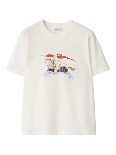 BURBERRY CRYSTAL-EMBELLISHED T-SHIRT