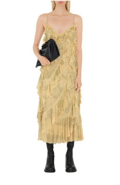 Burberry Crystal Paisley Jersey Dress