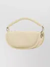 Burberry Curved Leather Handbag Metal Hardware