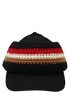 BURBERRY BURBERRY CURVED PEAK KNITTED BASEBALL HAT